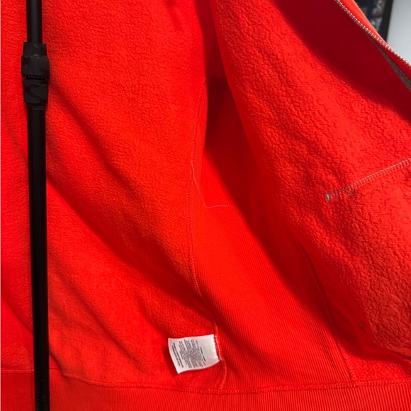 Nike Crimson Zip Up Hoodie with Charcoal Accents - Picture 11 of 11